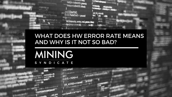 What Does HW Error Rate Means and Why Is It Not So Bad?